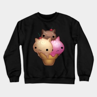 Ice Cream Cats Crewneck Sweatshirt